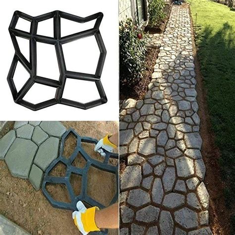 Molde Para Cemento Concreto Camino De Piedras Adoquin Jardin Envío gratis