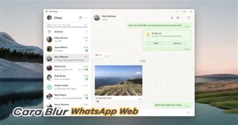 Ini Cara Mudah Blur Whatsapp Web Untuk Jaga Privasi Chat