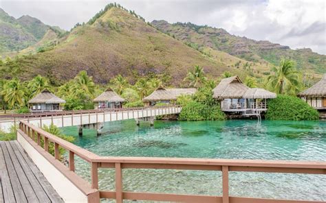 Overwater Bungalows, French Polynesia Stock Photo - Image of island, french: 161484682