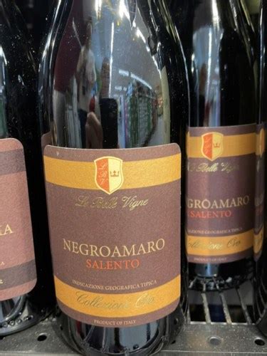 Le Belle Vigne Collezione Oro Negroamaro Vivino