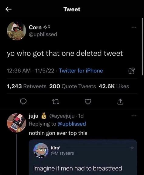 To Who Got That One Deleted Tweet Kira Imagine If Tweet Know Your Meme