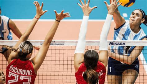 Voley Femenino Argentina Vs Serbia En Vivo Las Panteritas Logran Su