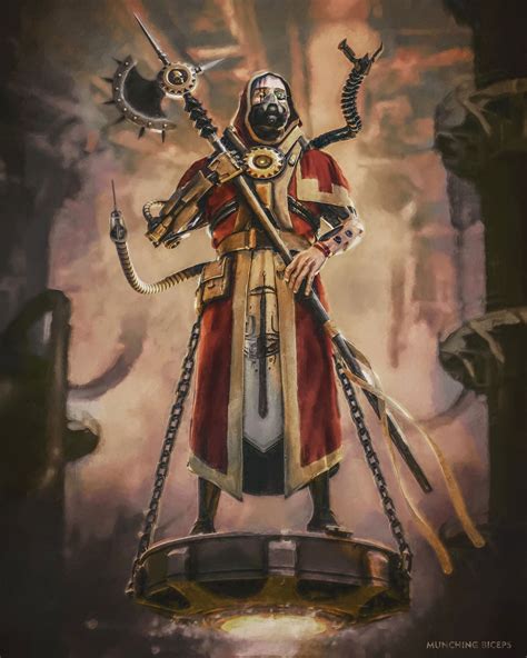 Tech Priest Art By Hector Martínez 40k Gallery