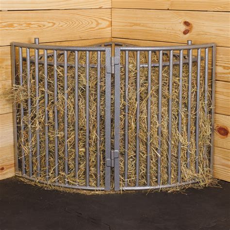 Schneiders® Easy Up® Pro Corner Floor Hay Rack With Lid Schneiders