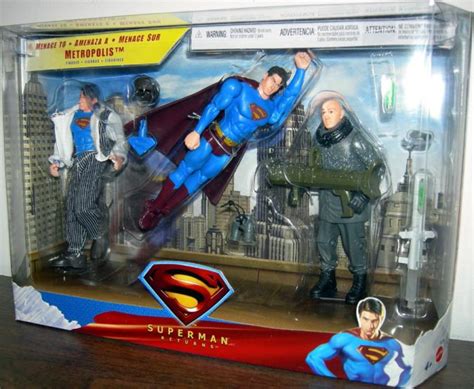 Menace Metropolis Superman Returns action figures