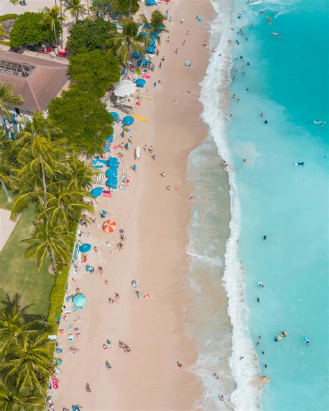 Aerial View of Ocean Waves · Free Stock Photo