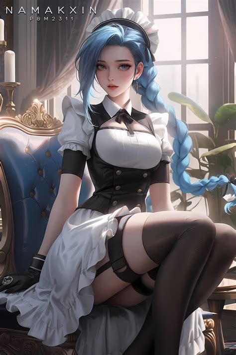 M2311 Maid Jinx 1 By Namakxin On Deviantart