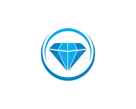 Icono Del Vector Del Logotipo Del Diamante Ilustración Del Vector