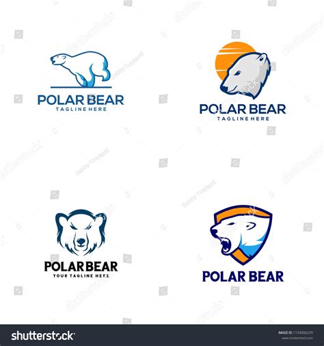 Polar Bear Logo Design. Polar Bear Logo Template - Royalty Free Stock Vector 1193006239 - Avopix.com