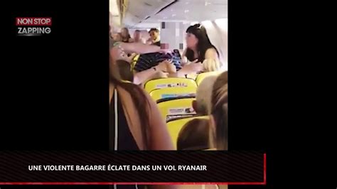 Une Violente Bagarre Clate Dans Un Vol Ryanair Vid O Vid O Dailymotion