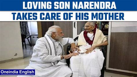 Pm Modis Mother Heerabens Health Improving Gujarat Cm Visits