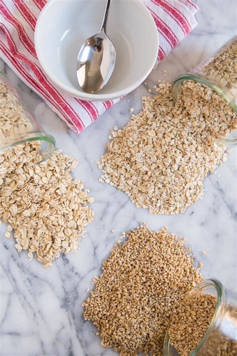 Whats The Difference Between Steel Cut Rolled And Instant Oats Kitchn