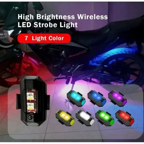 Jual Lampu LED Kedip Sepeda Motor Mobil Sepeda Lampu USB Model Pesawat