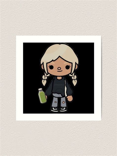 Toca Life Box Toca Boca Cute Art Print For Sale By Art Art69