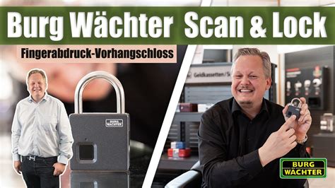 Fingerabdruck Vorhangschloss Burg Wächter Scan Lock YouTube