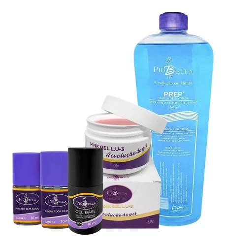 Kit Unhas De Gel Piu Bella Kit Iniciante Profissional Parcelamento