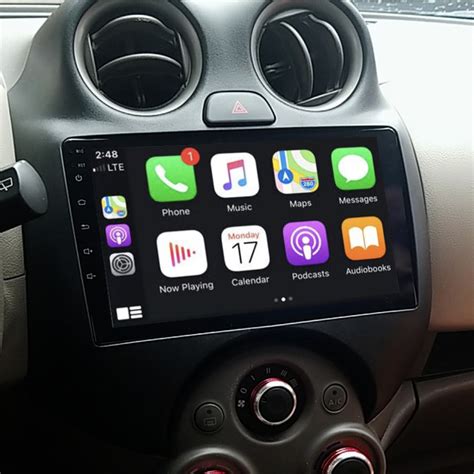 Autoradio GPS à écran tactile Apple Carplay sans fil Nissan Micra