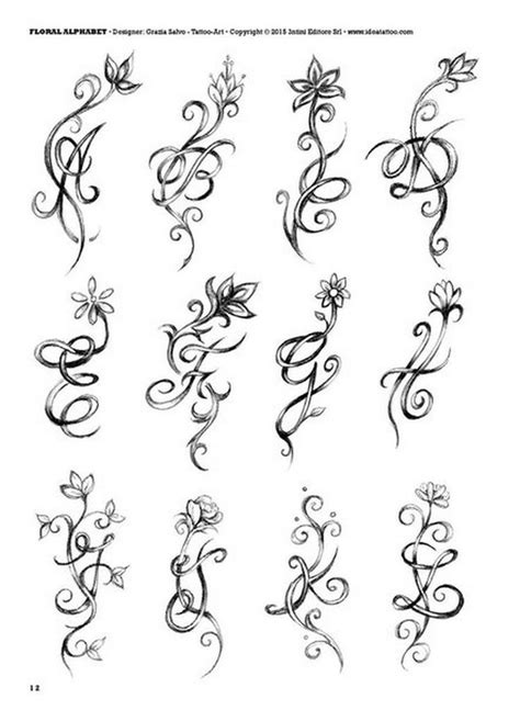 Initial A Tattoos Designs