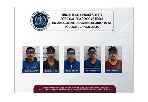 Prisión Preventiva A 5 Jóvenes Por Robo Con Violencia A Oxxo En Villas Del Rey