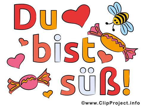 Du Bist S Clipart Illustration