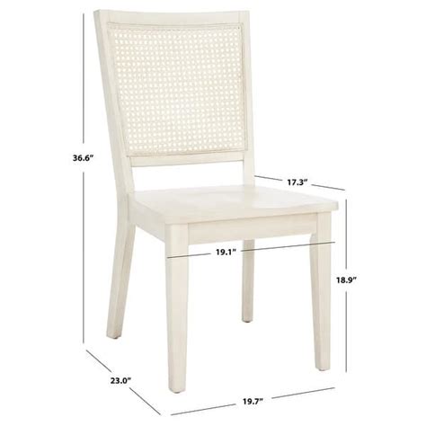 Safavieh Margo Farmhouse Dining Chair Set Of 2 20 In W X 23 In D