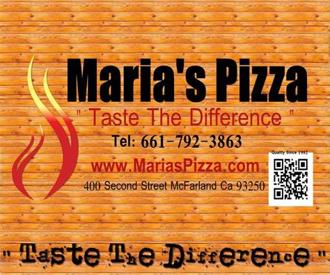 Maria S Pizza Restaurant Nd St Mcfarland Ca Usa