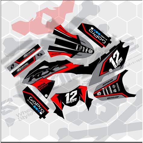 Jual Decal Stiker Klx Bf Crf L D Tracker Wr Klx Gordon Full