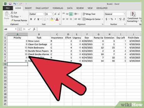 How to Manage Priorities with Excel: 15 Steps (with Pictures)