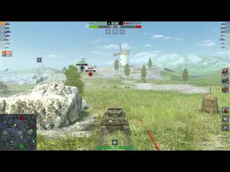 Wot Blitz Gravity Mode Hellcat Jump And Shot Youtube