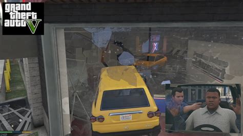 I Steal The Suv Car In GTA 5 STOLEN YELLOW SUV CAR IN GTA5 AND BROKE