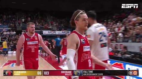 Illawarra Hawks Vs Brisbane Bullets Game Highlights Youtube