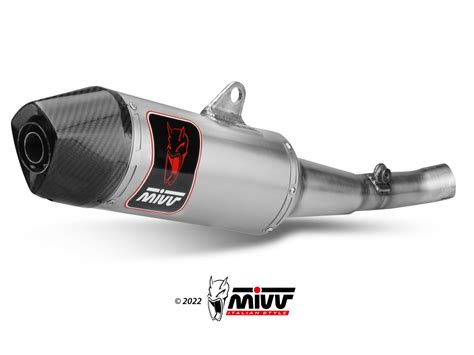 Mivv Full System 1x1 Oval Stainless Steel Standard Exhaust For Yamaha