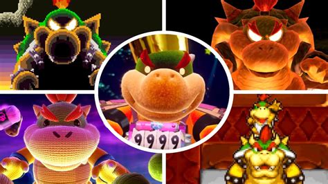 Evolution Of Baby Bowser Battles No Damage Youtube