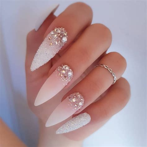 Nailget Wedding Nails Bridal Nails Wedding Nails Design