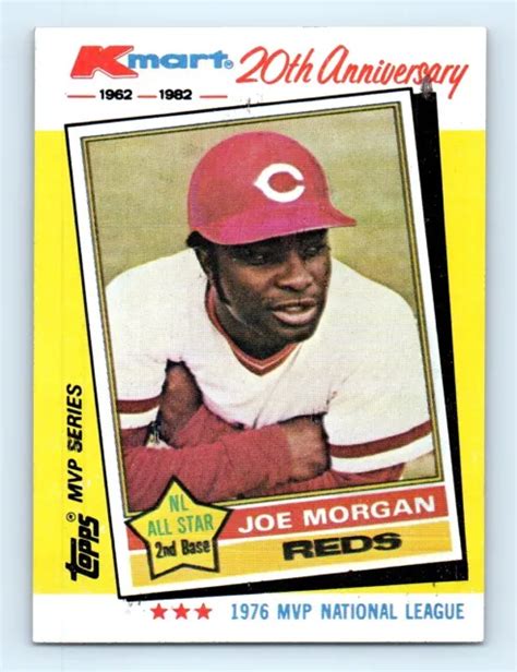 Topps Kmart E Anniversaire Joe Morgan Cincinnati Reds Eur