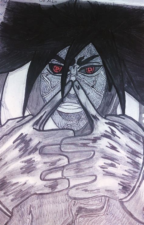 Drawing Madara Uchiha From Naruto Shippuden In 2022 Madara Uchiha