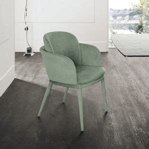 Fauteuil Contemporain PIREO Target Point En Tissu Gris Marron