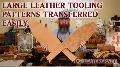 Large Leather Tooling Patterns Transferred Easily YouTube