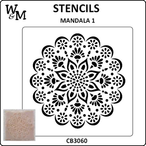 Mandala 1 Stencil - Crafty Arts