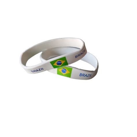 Pulseira Esportiva Masculina Feminina Copa Do Mundo Catar