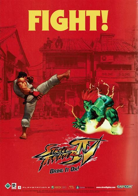 Street Fighter Iv 2008 Promotional Art Mobygames