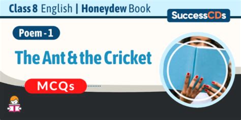 Class English Poem Mcqs The Ant And The Cricket Imp Question Answers