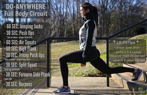 Do Anywhere Full Body Circuit Lauren Schwaiger