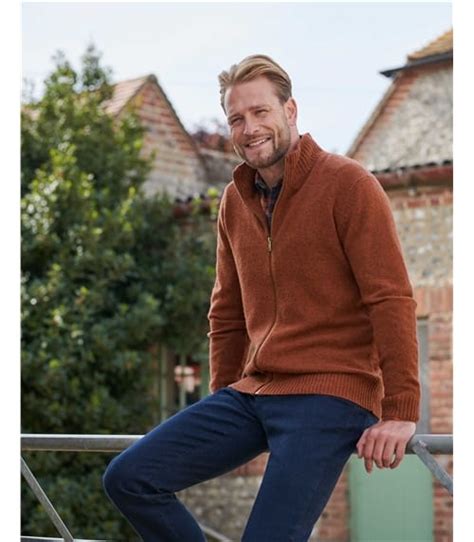 High Quality Natural Cardigans For Men Woolovers Uk