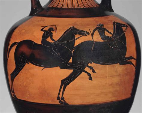 C1 11b Terracotta Panathenaic Prize Amphora Jar Detail Robert Najlis