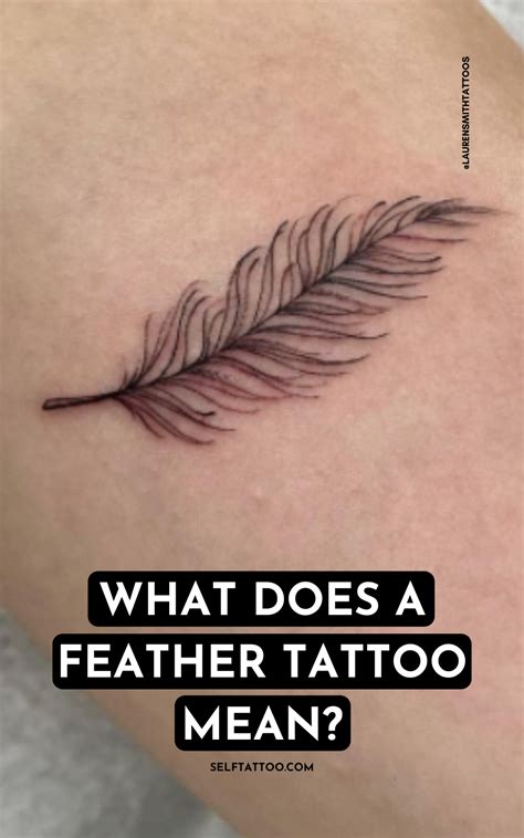 What Does A Feather Tattoo Mean Feather Tattoo Ideas For Women In