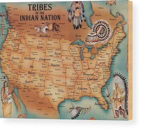 Crow Indians Map