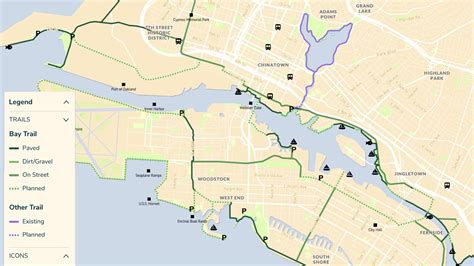 Bay Trail Interactive Map: Now Easier to Use | Metropolitan Transportation Commission