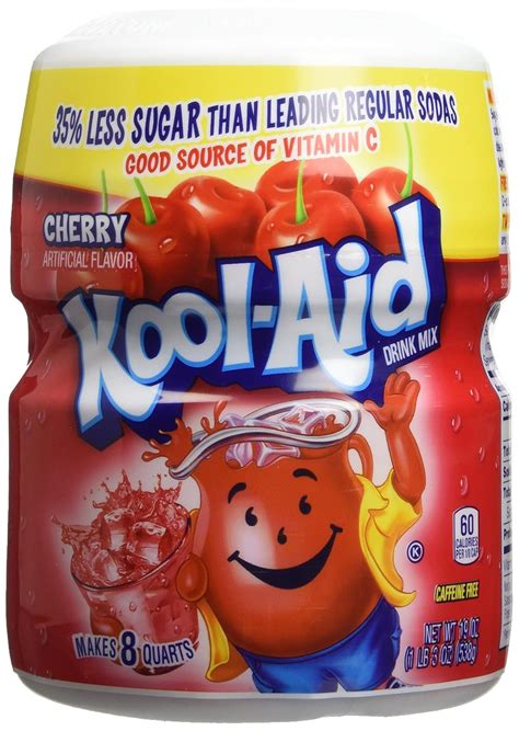 Kool Aid Soft Drink Mix Cherry 19 Ounces Powdered