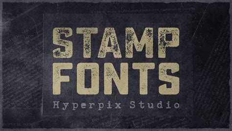 65+ Best Stamp Fonts (FREE / Premium) 2024 | Hyperpix